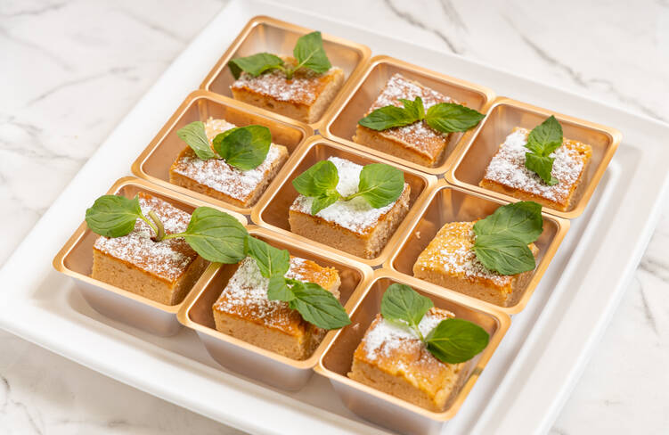 紅茶風味のチーズスフレケーキ