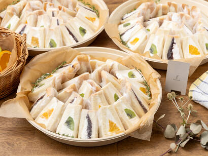 hanamalのスイーツサンド3種