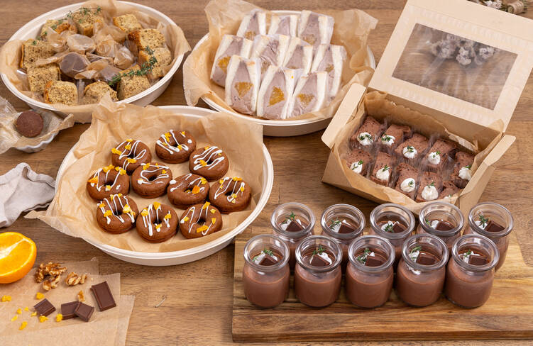 10名様分の盛り付けイメージ