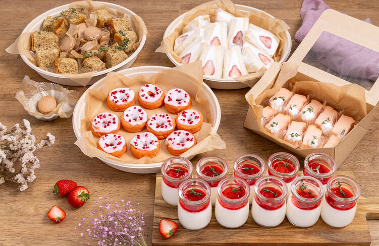 10名様分の盛り付けイメージ