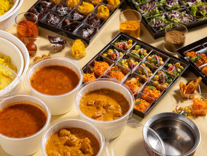 2種のカレー 付きエリックサウス・ベジタリアンシグネチャー