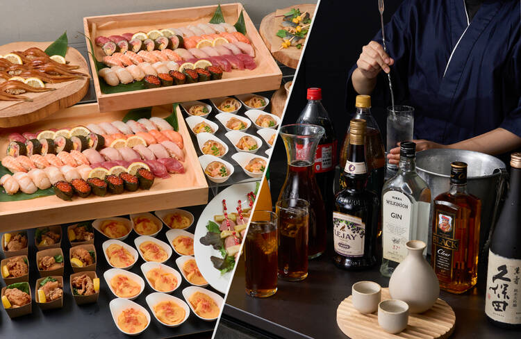 充実の飲み放題つきプラン