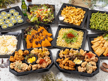 4種の味変唐揚げ・デザートまで！まんぷくプラン