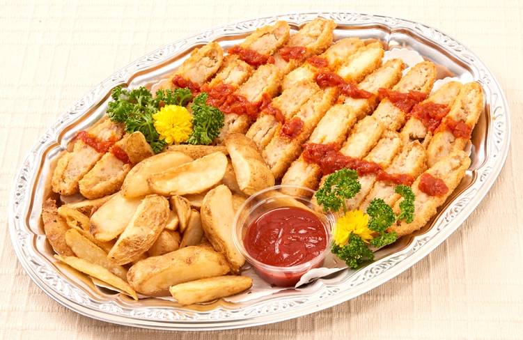 コロッケとポテトフライ