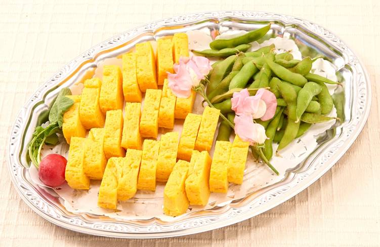 玉子焼きとおつまみ1品