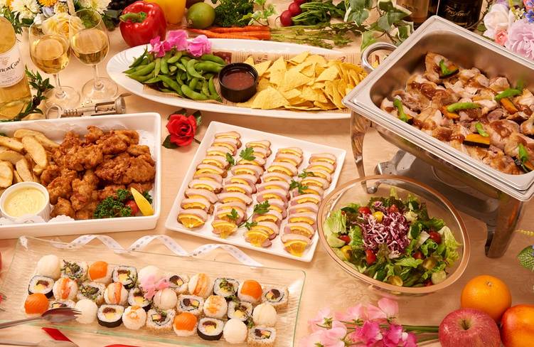 15名様分の盛り付けイメージ