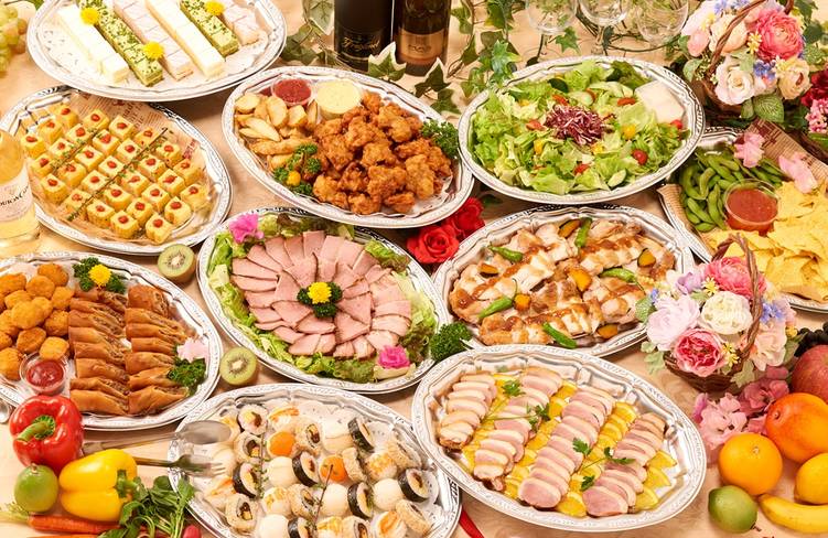 15名様分の盛り付けイメージ