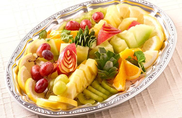 フルーツの盛り合わせ
