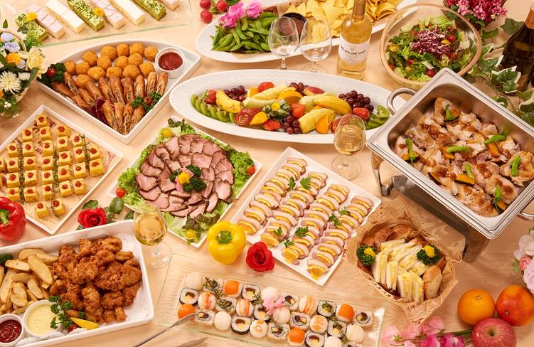 15名様分の盛り付けイメージ