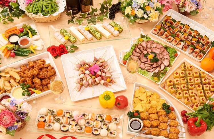 15名様分の盛り付けイメージ