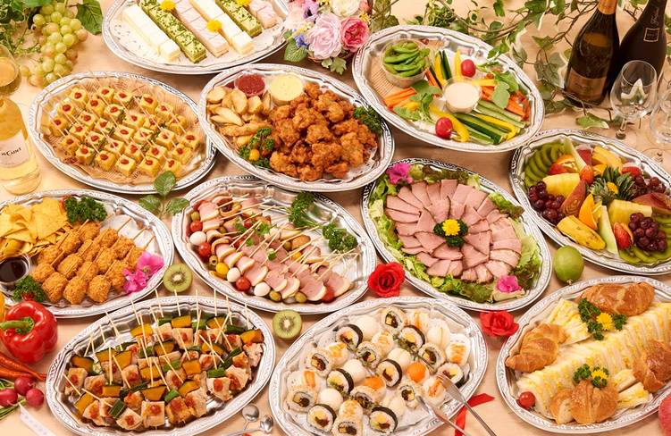 15名様分の盛り付けイメージ