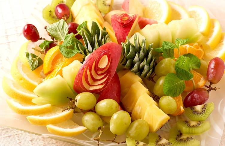 フルーツの盛り合わせ