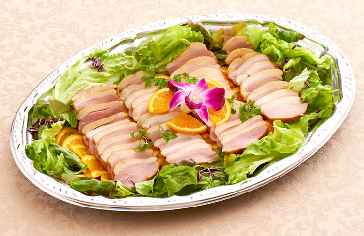 合鴨ロースのオレンジ添え