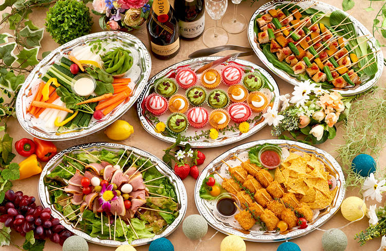 15名様分の盛り付けイメージ