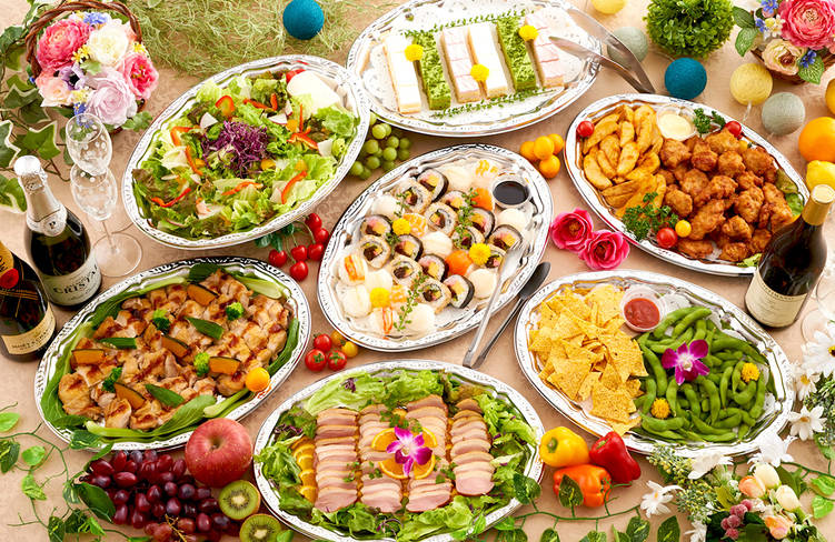 15名様分の盛り付けイメージ