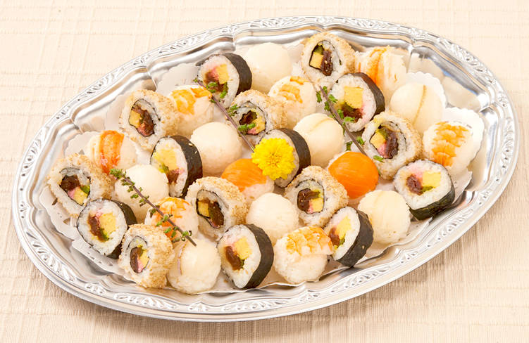 手まり寿司/2種の巻き寿司