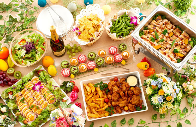 15名様分の盛り付けイメージ