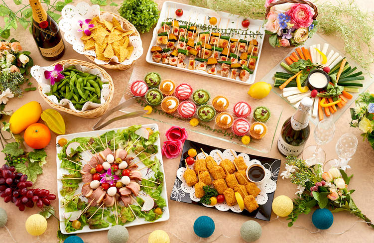 15名様分の盛り付けイメージ