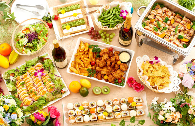 15名様分の盛り付けイメージ