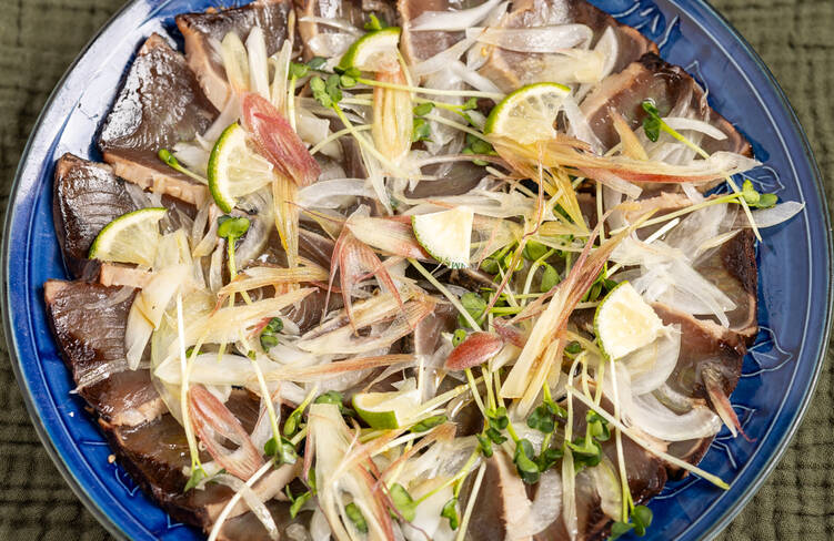 カツオのたたき うまダレ漬け