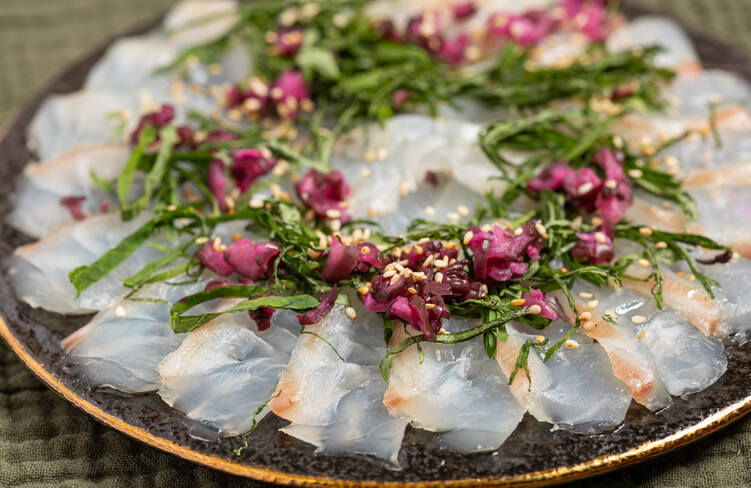 鮮魚のカルパッチョ
