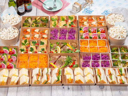 《小分けブッフェ》2種のサンドイッチに6種前菜が嬉しい○カジュアルプラン○