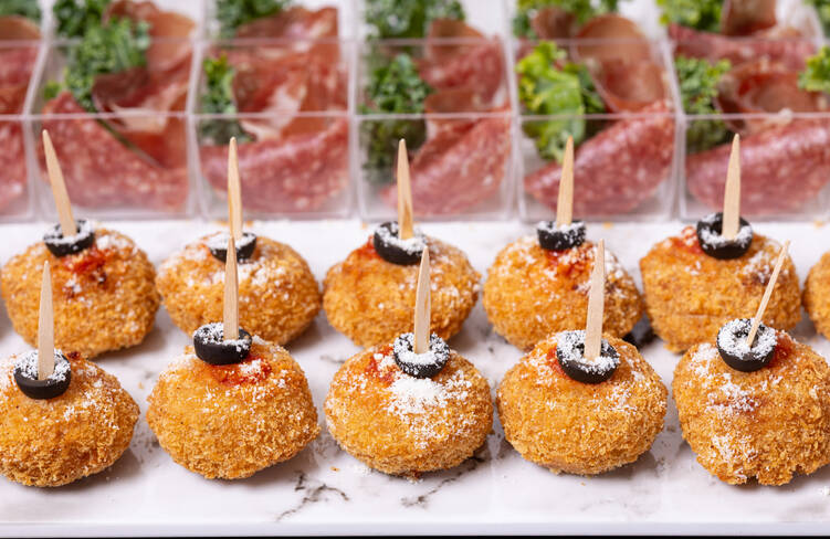 濃厚チーズのリゾットフライ