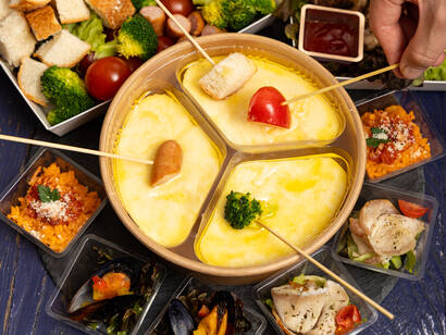 《温製》小分けブッフェ‐ほどける至福-グルメフォンデュ・セレクション‐