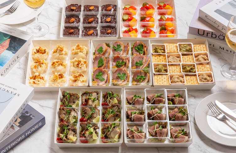 9名様分の盛り付けイメージ