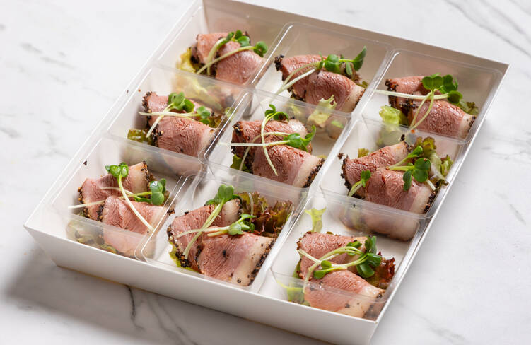 パストラミハム自家製バルサミコ