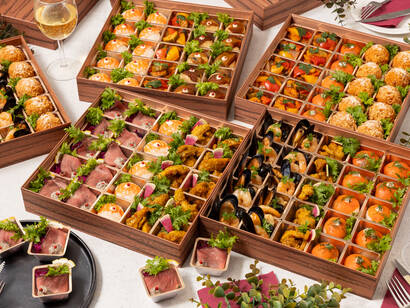 創作和フレンチ小分け・折箱のカジュアルプラン