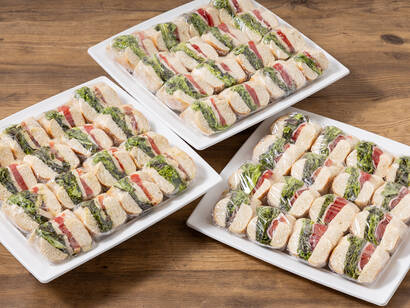 3種のN.Y.ベーグルサンドイッチプランA