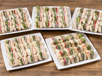 〈お肉たっぷり〉5種のN.Y.ベーグルサンドイッチ