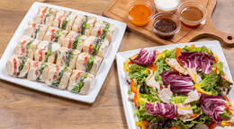 NYベーグルサンド×スモークチキンサラダプラン(1,100円 / 人) - オードブル