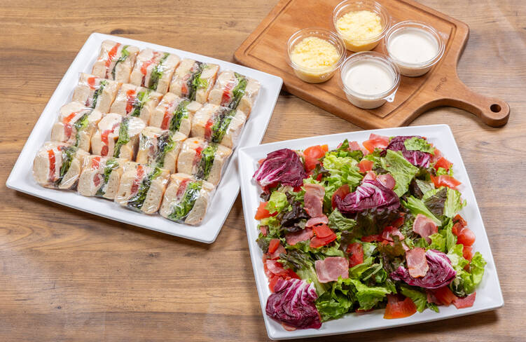 8名様分の盛り付けイメージ