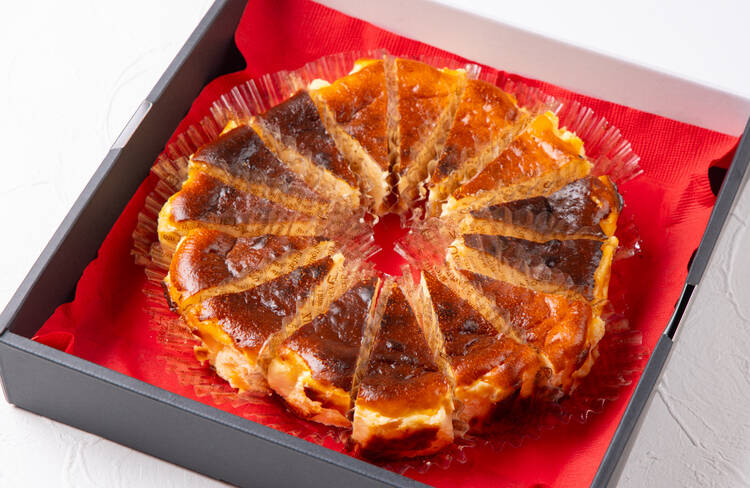 濃厚バスク風チーズケーキ