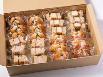 ③〈1人2個〉PREMIUM 贅沢DELIサンドイッチプラン(700円) 