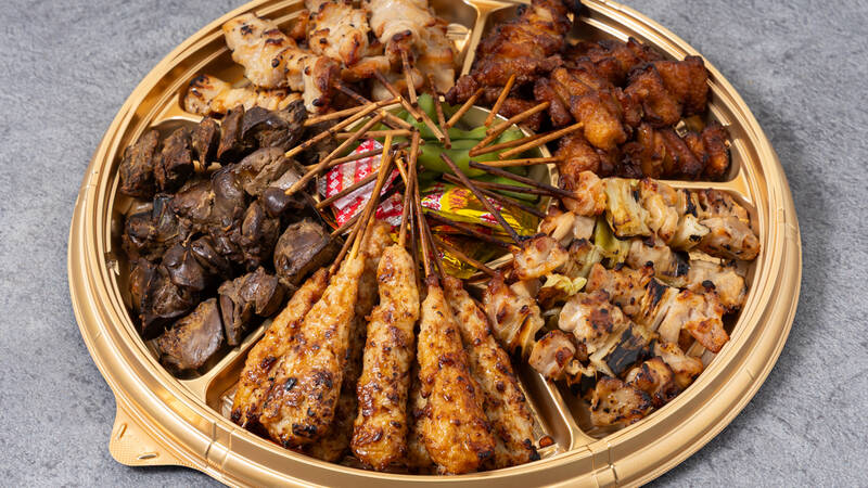 焼きとり5種盛セット(1,400円/人)