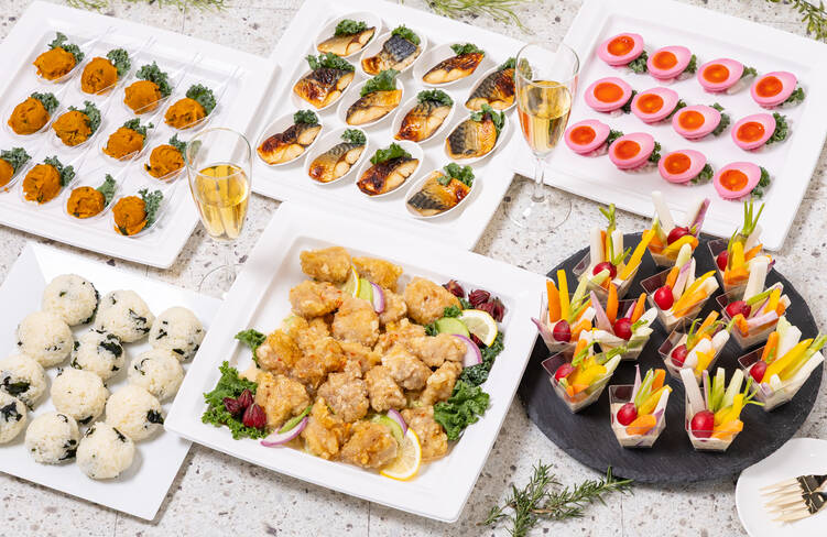 12名様分の盛り付けイメージ