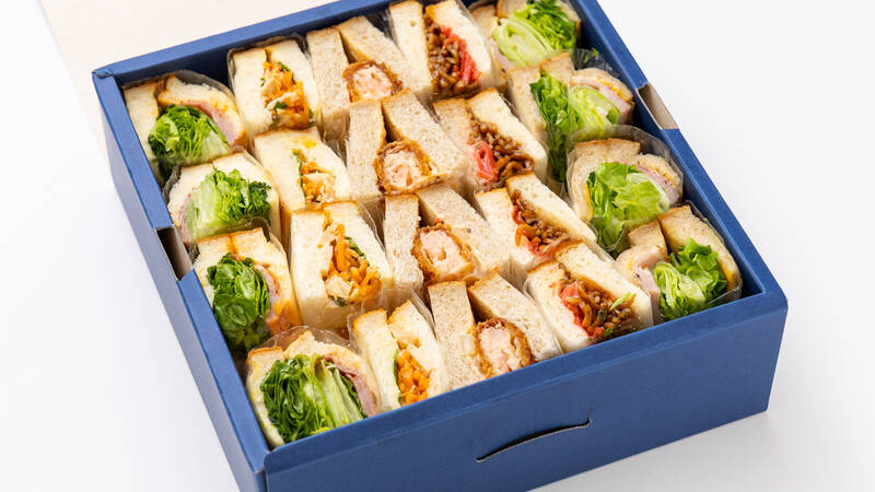 〈食べ応え抜群〉人気サンドイッチプラン(1,400円/人)