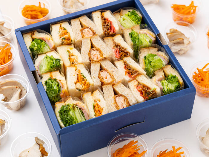 サンドイッチ 食べ応え抜群〉5種人気サンドイッチ(カップフード付き)｜田中惣菜店