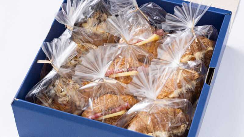 〈生地の食感を楽しめる〉惣菜デニッシュプラン(1,400円/人)
