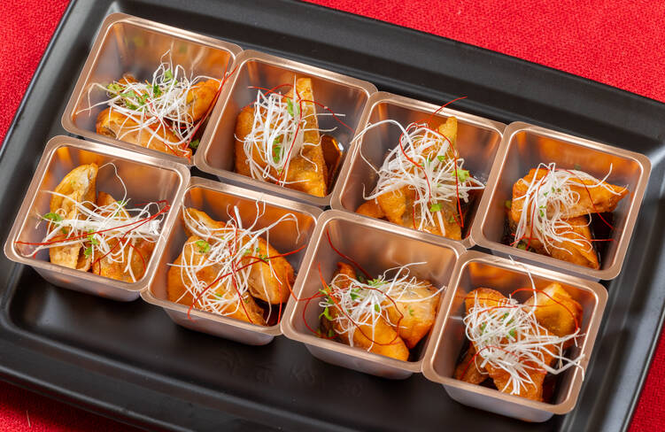 白身魚のフリットネギ香味ダレ