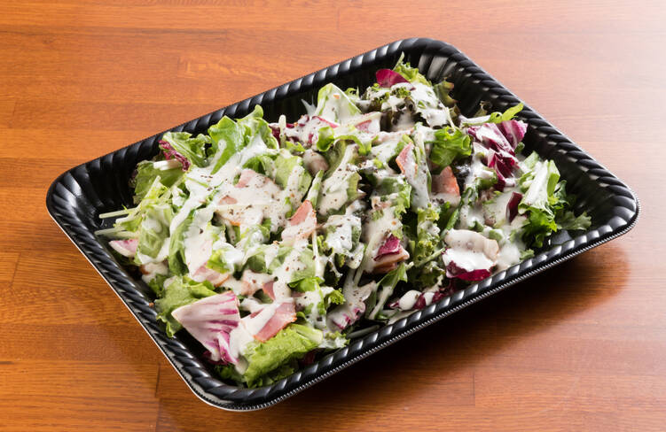 グリルベーコンのシーザーサラダ