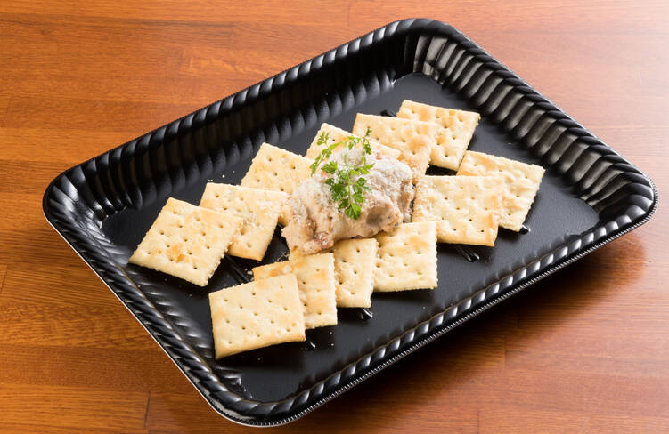 ツナとポテトのリエット カナッペ仕立て