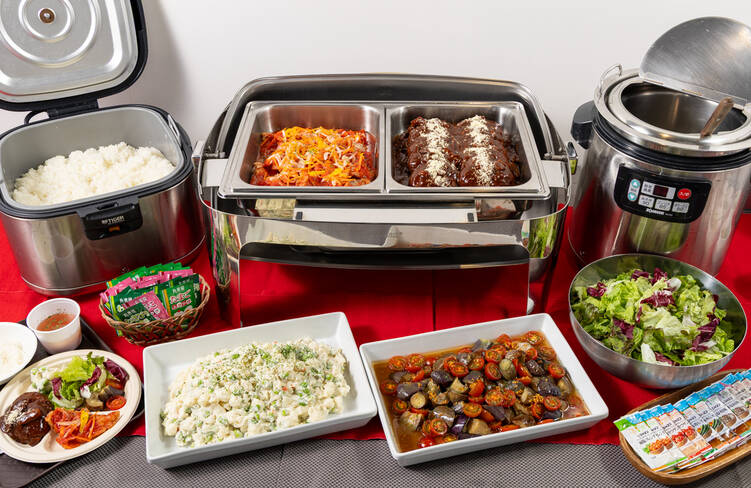 30名様分の盛り付けイメージ