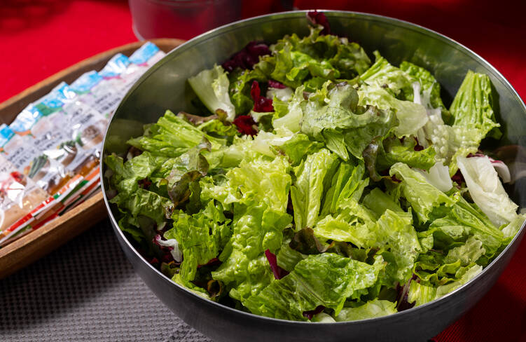 葉物野菜のサラダ（ドレッシング5種）