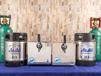 サーバー2台・生樽2本セット(30,000円) 