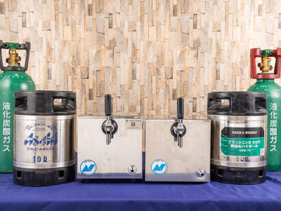 サーバー2台・生樽・ハイボール樽各1本セット