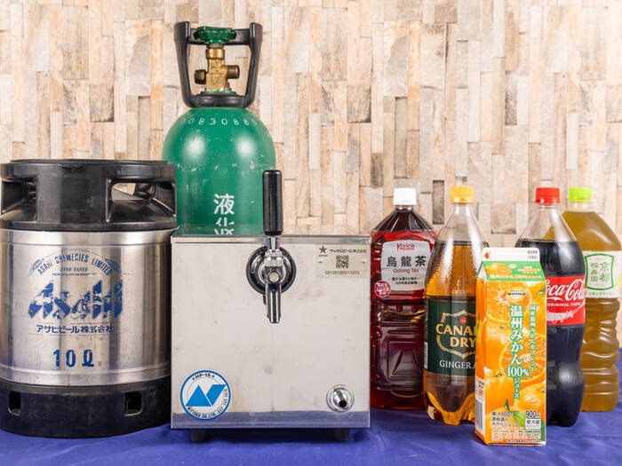 サーバー1台・生樽1本・ソフトドリンクセット｜ビールデリ - シェフコレ